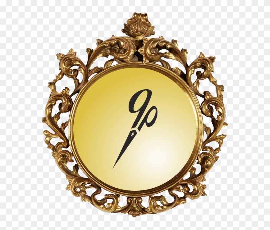 Best Salon In Jaipur For Hair & Beauty And Outdoor - Big Living Silver Baroque Bevelled Circular Mirror Clipart