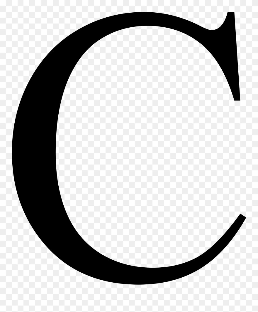 C - Anyonebutsanders - English Alphabet C Clipart