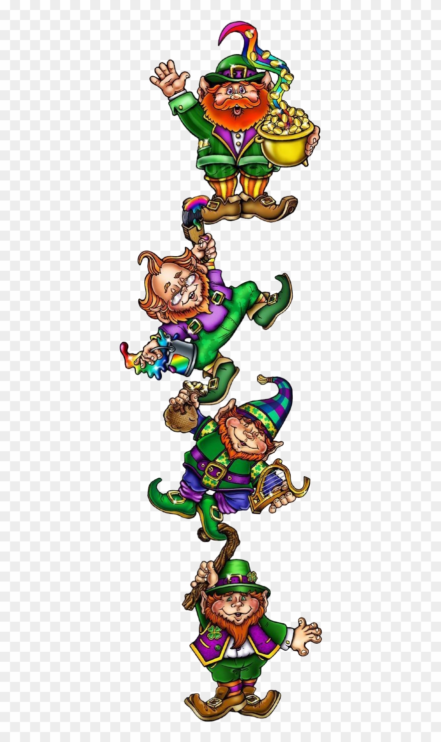 Publicat De Eu Ciresica La - Leprechaun Tattoo Clipart