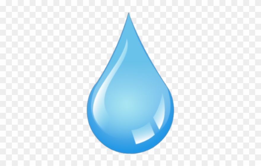 Water Drops Clipart Drop Silhouette - Drop - Png Download