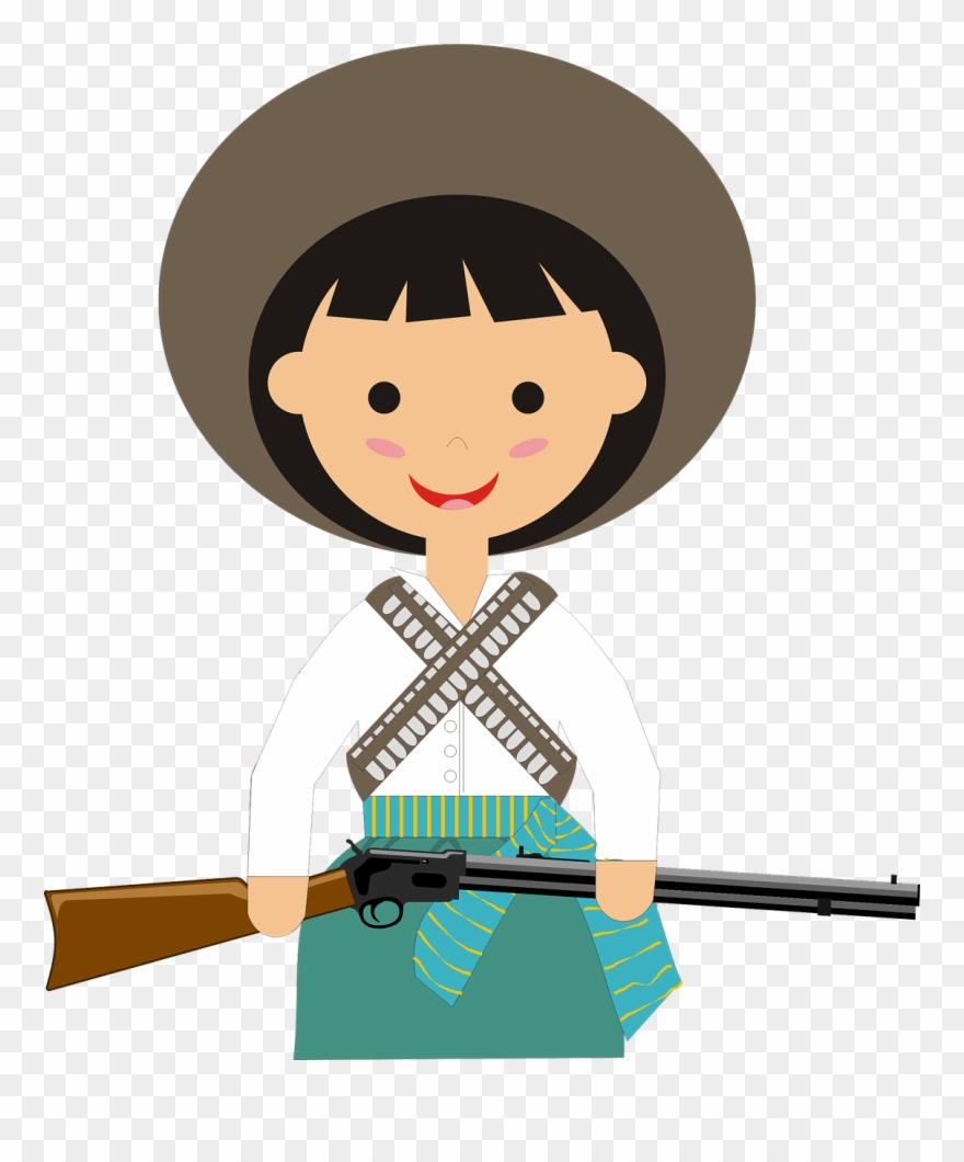 Adelita Soldadera Mexican Revolution - Revolucion Mexicana Png Clipart