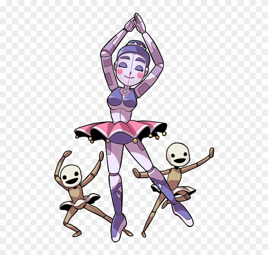 Clip Free Library Chibi And Minireenas By - Fnaf Sister Location Ballora Chibi - Png Download