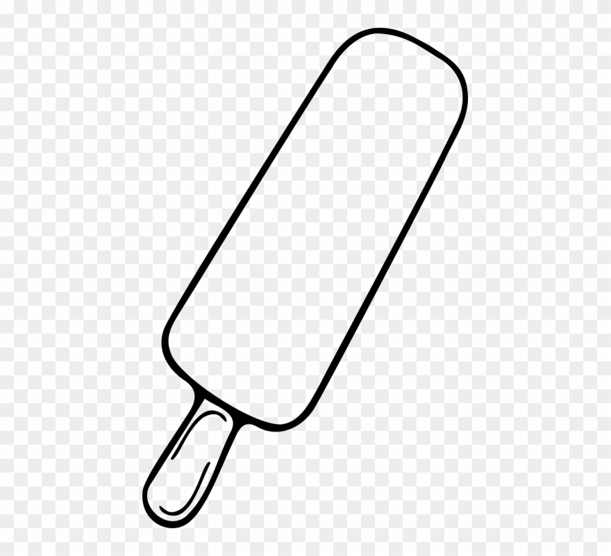 Ice Cream Drawing Stick Clipart