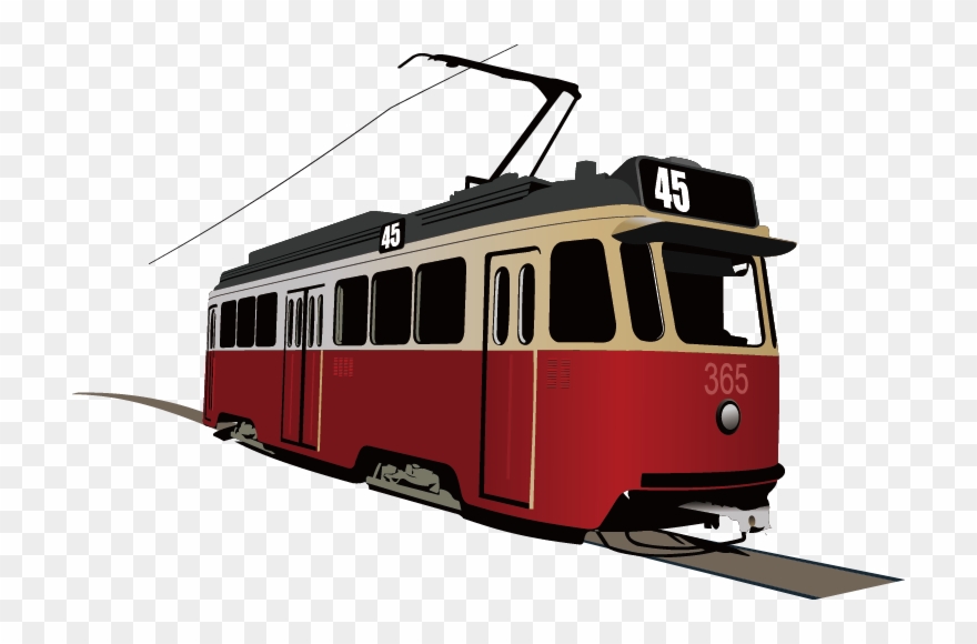 Clip Art Free Trams In Lisbon Rapid - Tram Clipart - Png Download