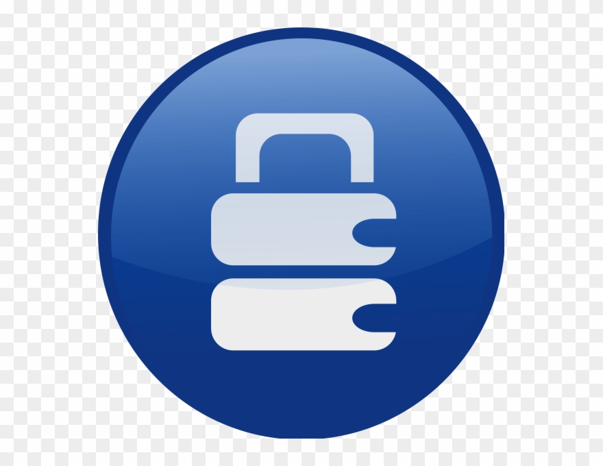 Locked-blue Clipart Png Transparent Png