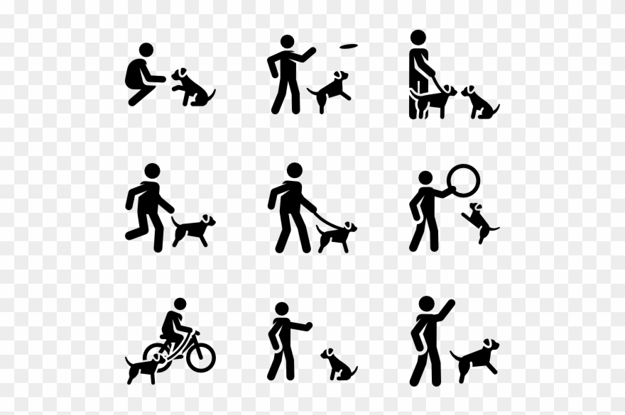 Dog Training Silhouette At Getdrawings - Dog Tricks Icon Clipart