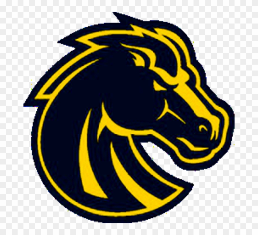 Trojan Clipart Soddy Daisy - Boise State Broncos Black Out 24x18 Football Poster - Png Download