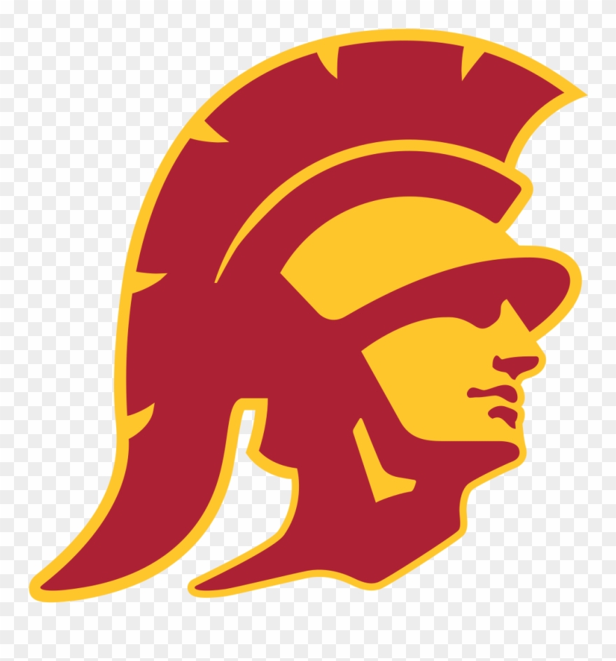 File Usc Trojan Head Svg Wikipedia Clip Art Fight On - University Of Southern California Trojan - Png Download