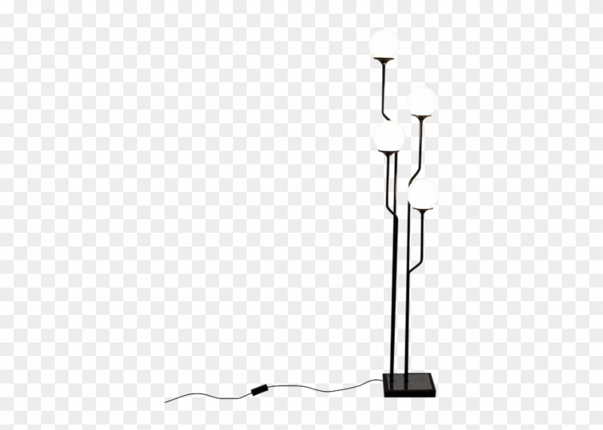 Black Floor Lamp From The 70s €975 Clipart