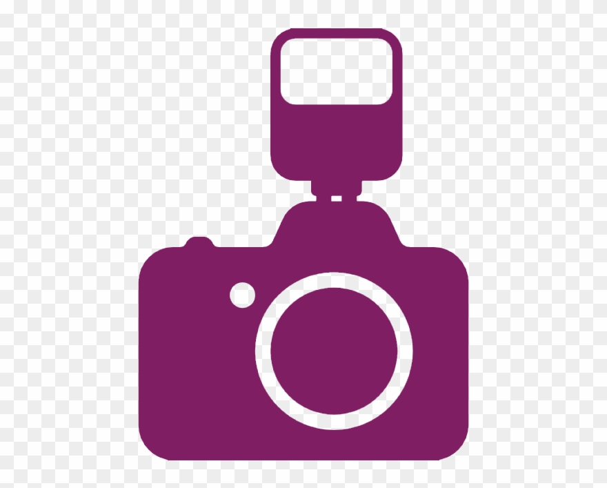 Appareil Photo Avec Un Flash 318 - Silueta De Camara Png Clipart