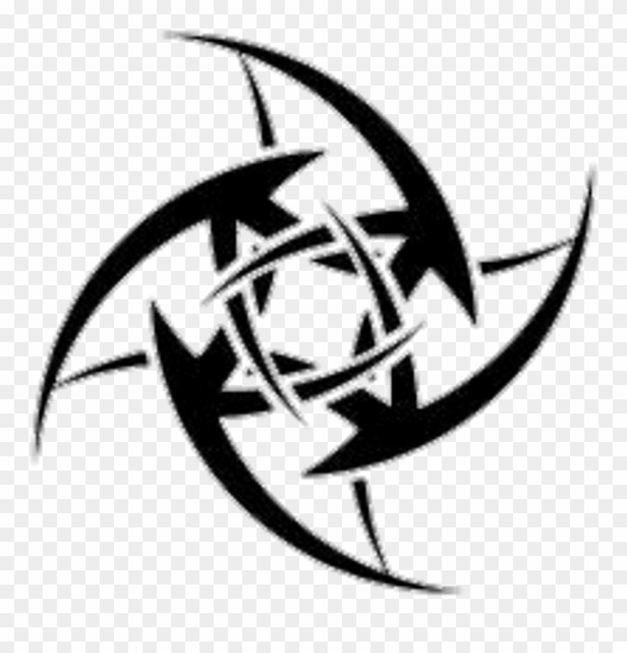 Star Ninja Tattoo Tatuagem @lucianoballack - Ninjas In Pyjamas Logo Png Clipart