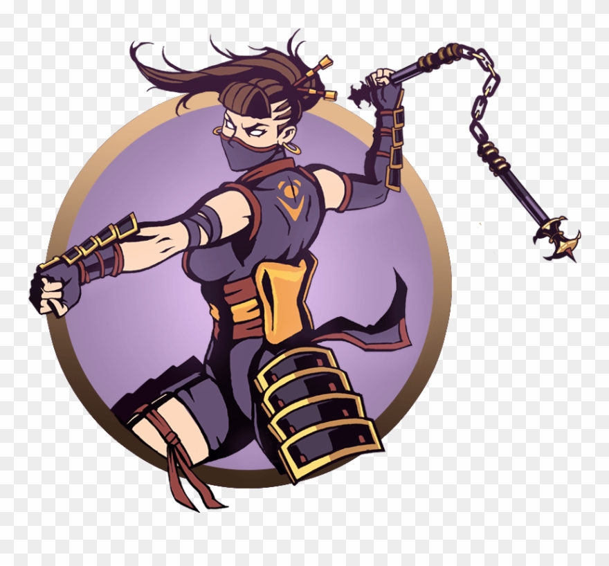 Image Girl Nunchaku Png Shadow Fight Wiki - Shadow Fight 2 Clipart