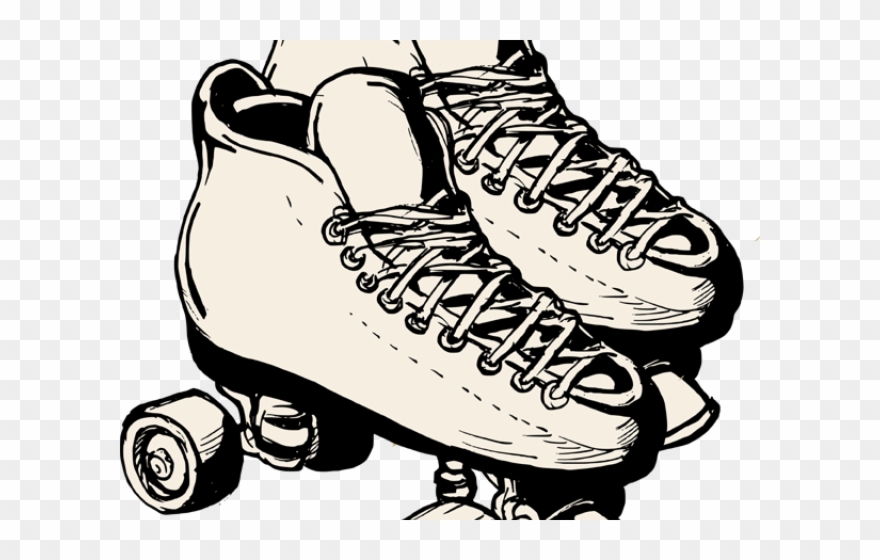 Roller Skates Clipart - Roller Skate Clip Art - Png Download