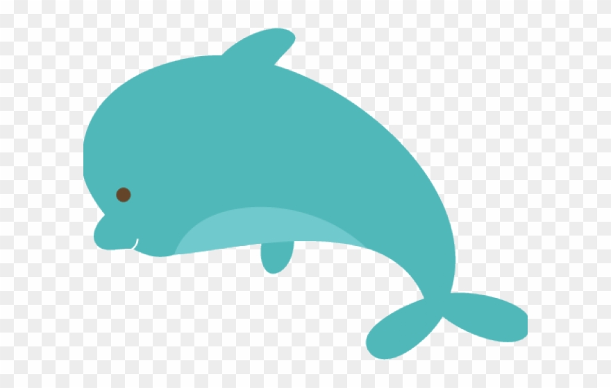 Spinner Dolphin Clipart Border - Transparent Background Dolphin Cartoon - Png Download