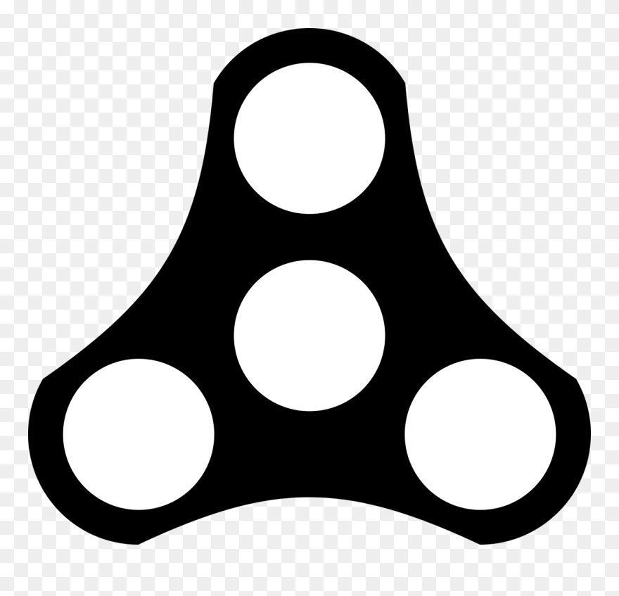 Fidget Spinner Clipart Vector - Fidget Spinner Svg - Png Download