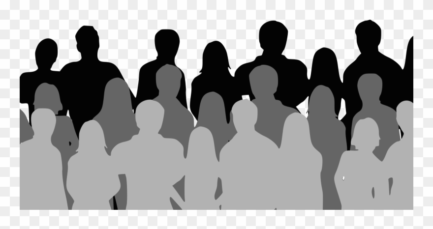 Clip Art - Church People Silhouette Png Transparent Png