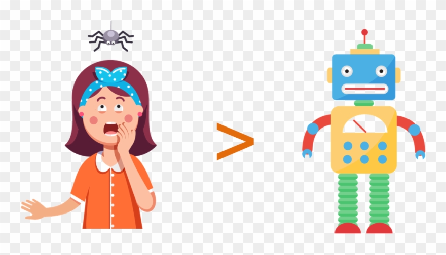 Miedo Alas Arañas Animados Clipart