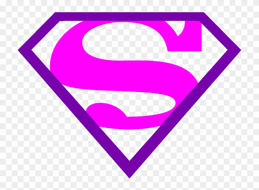 Supergirl Clipart Emblem Pink - Superwoman Logo - Png Download