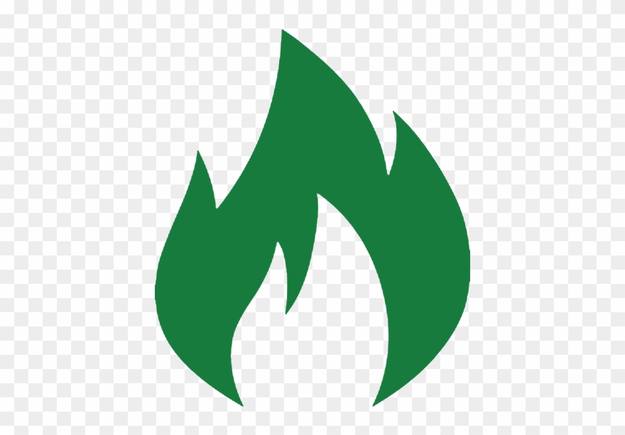 Blue Flame Png Image - Green Fire Flame Logo Clipart