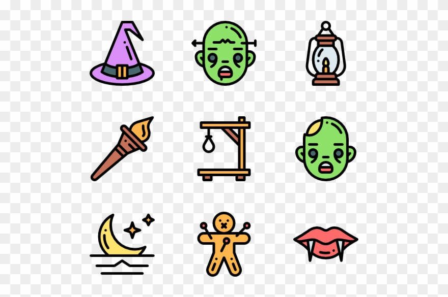 Freeuse Stock Scary Icon Packs - Thailand Icon Vector Clipart