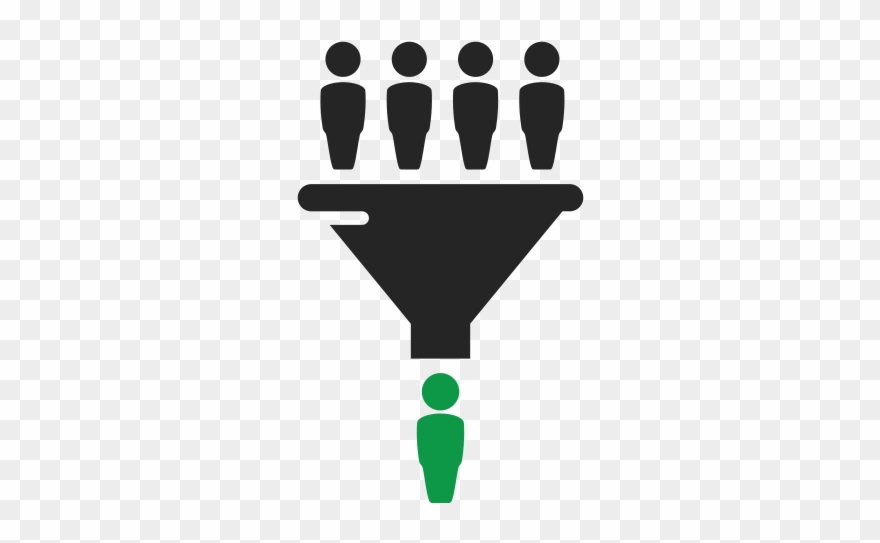 Build A Retargeting Audience - Conversion Funnel Clipart