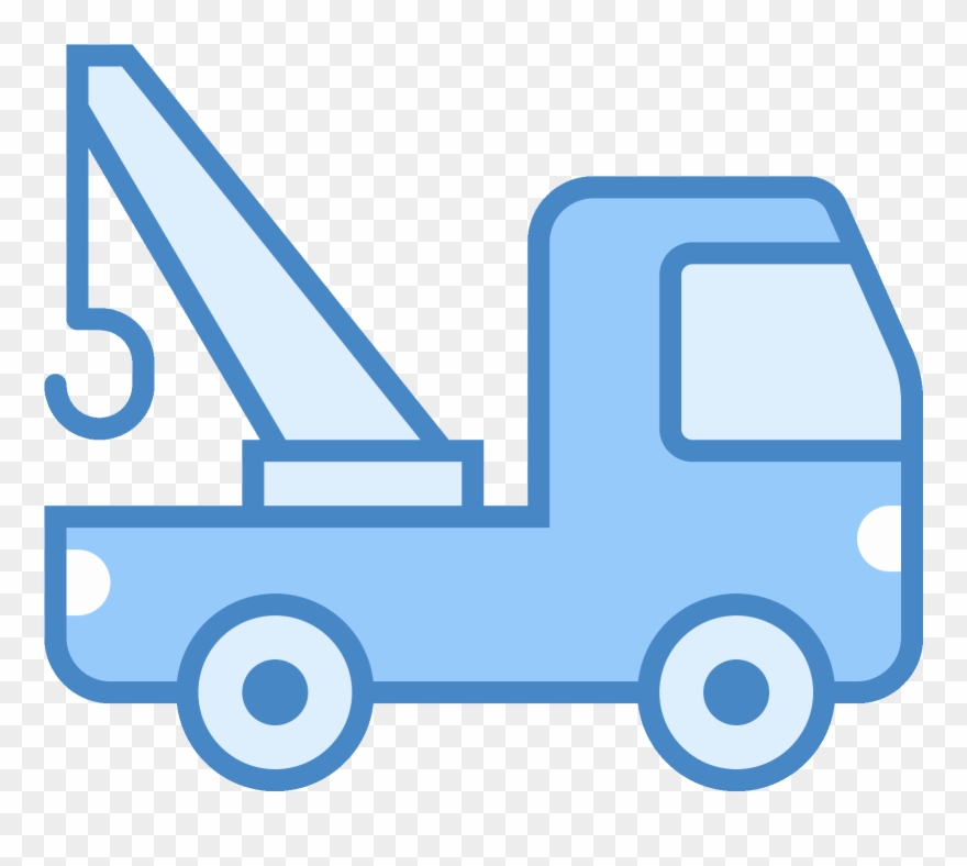Tow Truck Icon Png Clip Art Royalty Free Library - Tow Truck Blue Icon Transparent Png