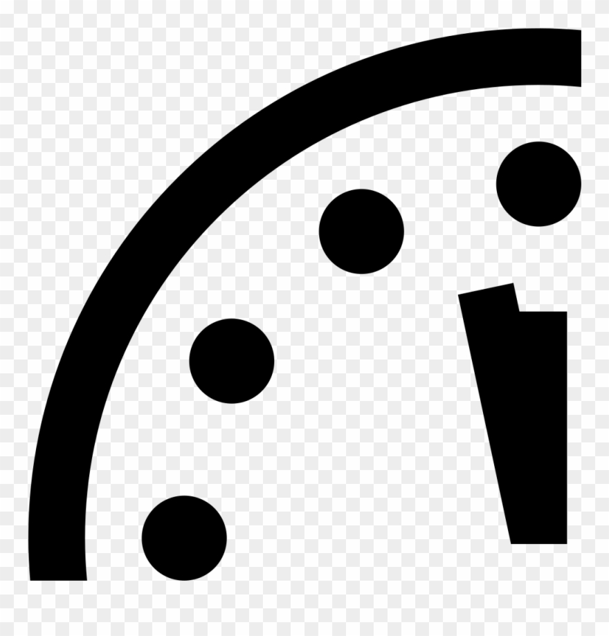 Bulletin Of The Atomic Scientists Wikiquote - Doomsday Clock 1 Minute Clipart