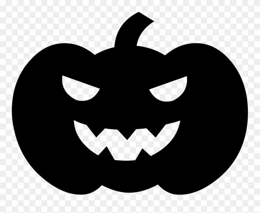 Pumpkin Face Comments - Шаблон Тыквы На Хэллоуин Clipart