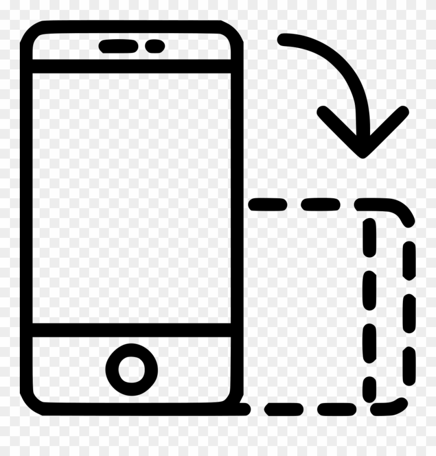 Ig Audience - Rotate Phone Icon Clipart