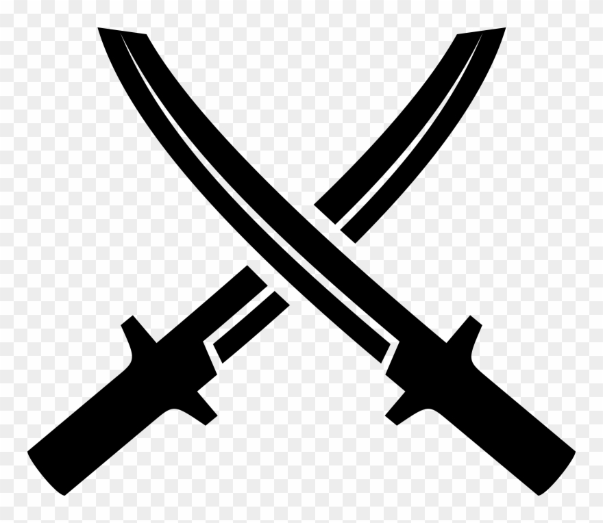 Clipart Cross Swords - Transparent Background Sword Logo - Png Download