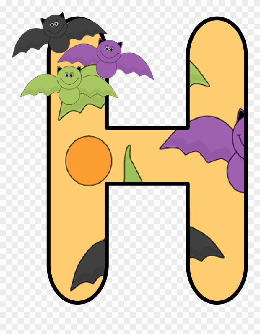Ch B *✿* Alfabeto Murcielago De Kid Sparkz Halloween - Imagenes De Letter Y Alfabeto Pinterest Murcielago Clipart