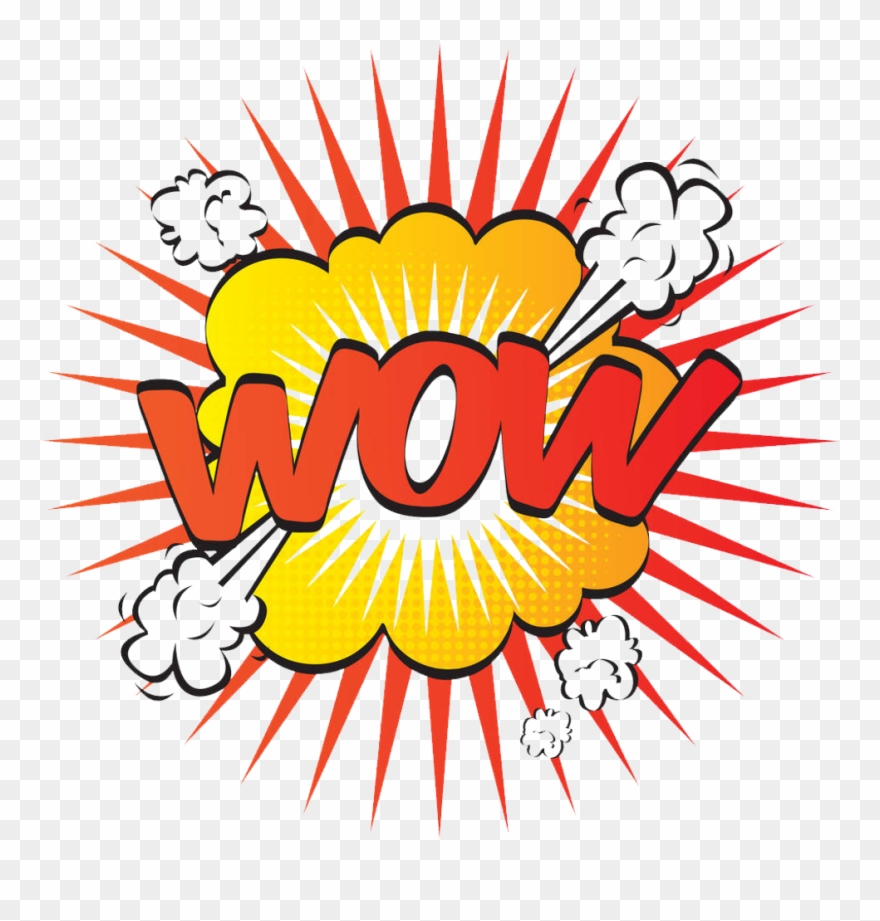 Wow Wow Comic Comics Emetcomics Expression Surprised - Wow Clipart - Png Download