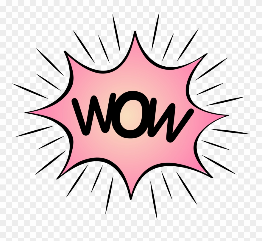 Wow Wow Effect Expression Comic Comics Emetcomics Stic - Explosion Comic Bubble Png Clipart