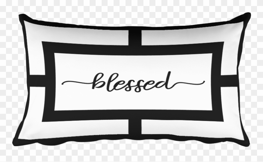 Blessed Pillow - Throw Pillow Clipart