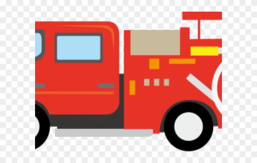 Fire Truck Clipart Construction Truck - Clip Art Baby Fire Truck - Png Download