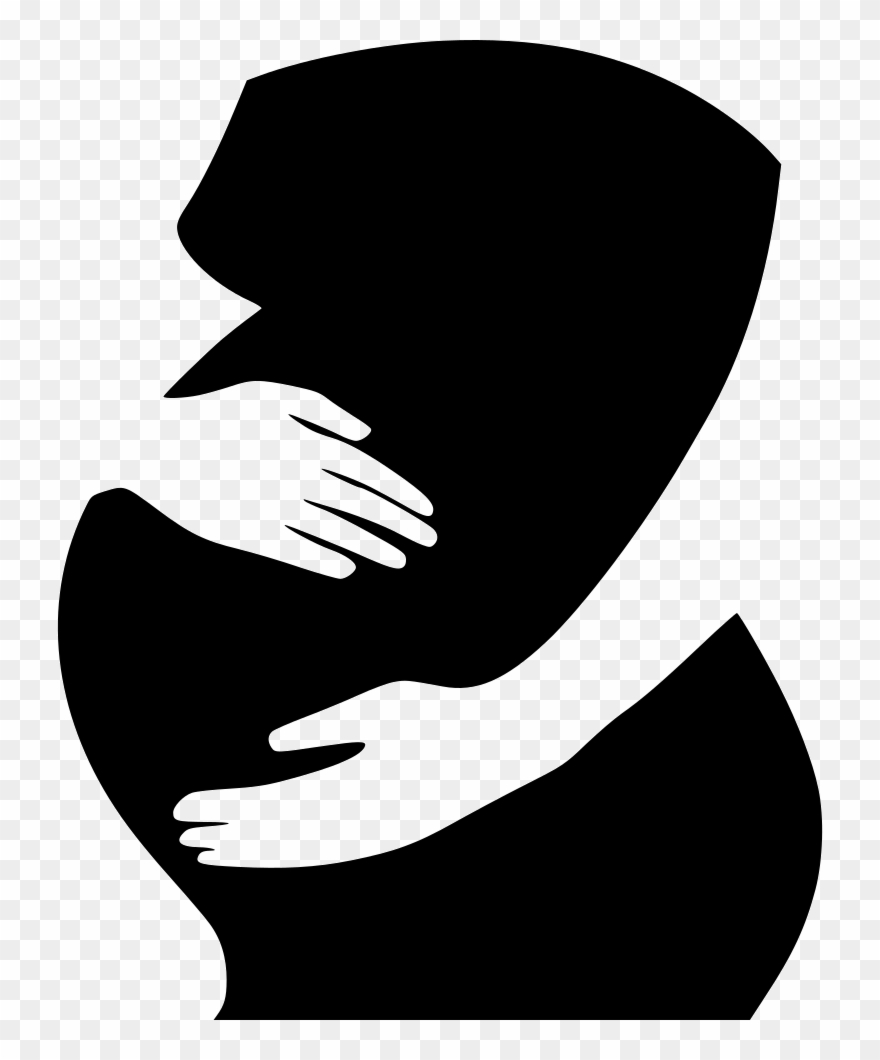 Pregnant Vector Svg - Pregnant Png Clipart