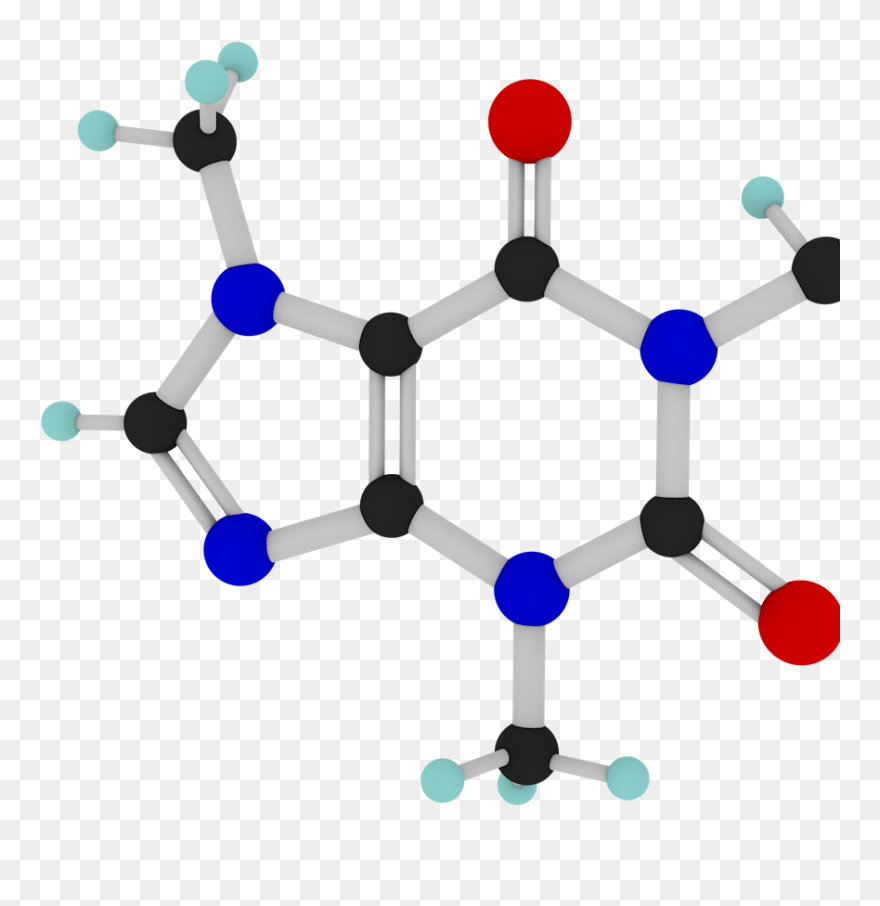 In The Longer Term, Excessive Caffeine Consumption - Chemistry Clipart