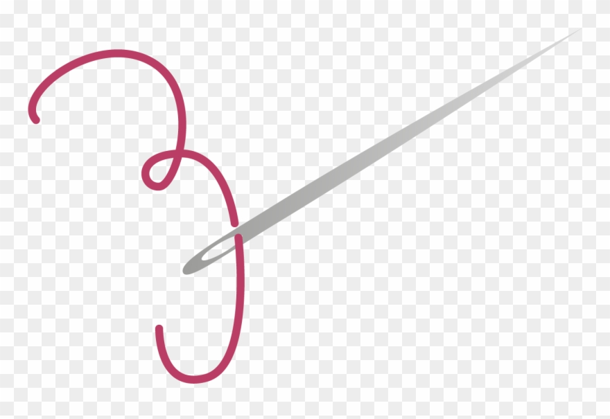 Sewing Needle Vector - Agulha De Costura Desenho Png Clipart