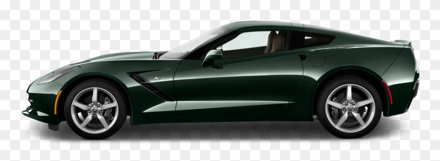 35 - - 2017 Corvette Stingray Side View Clipart