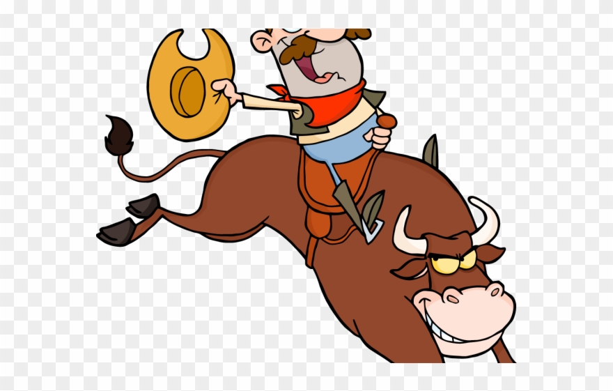 Rider Clipart Logo - Bull Riding Clipart - Png Download
