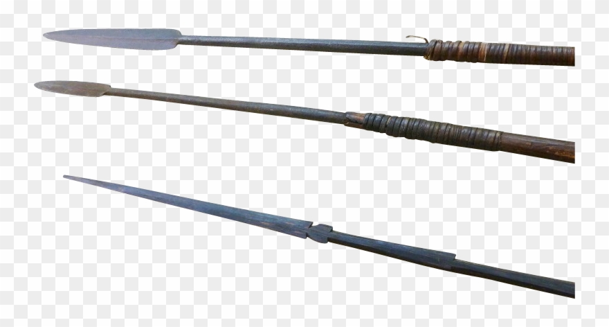 Antique And Oceanic Spears - African Spear Transparent Clipart