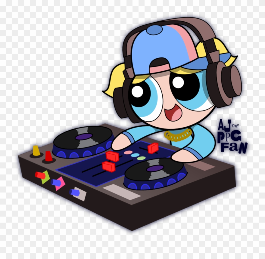 Codes For Insertion - Powerpuff Girls Bubbles Dj Clipart