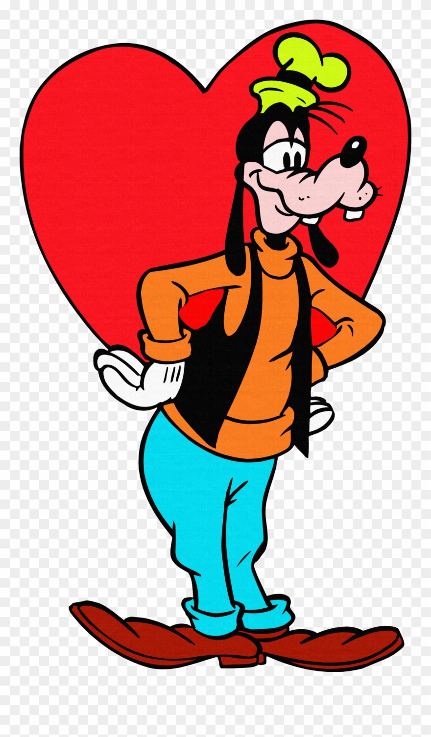 Goofy Chien Disney7 - Goofy Love Clipart