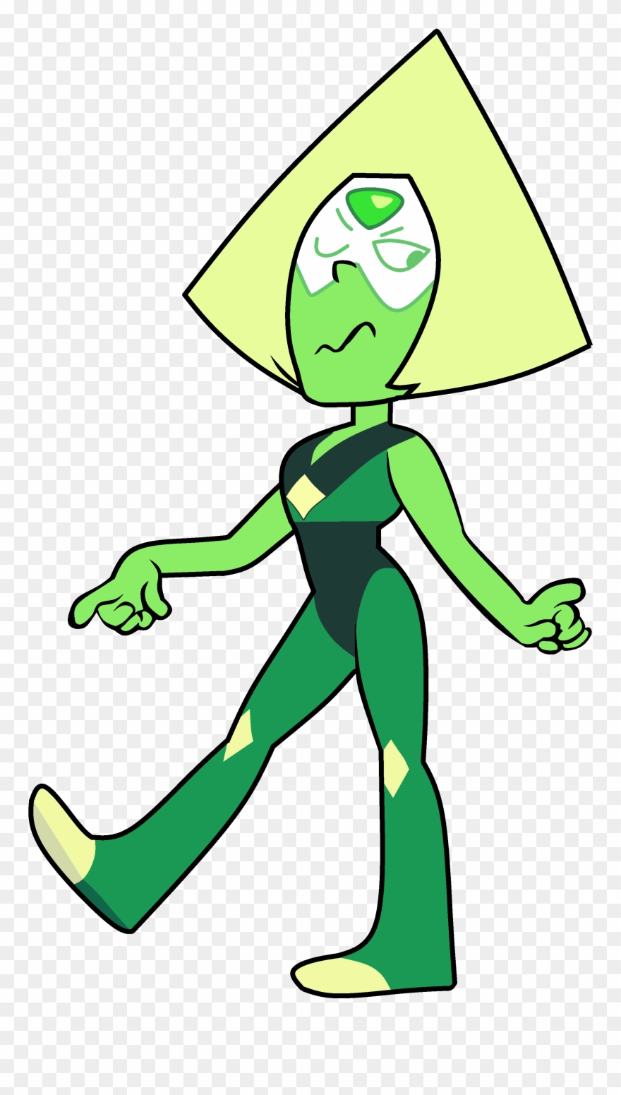 Image Sassy Looking Back - Steven Universe Peridot Clipart