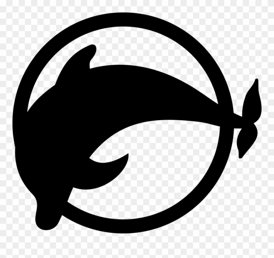 Dolphin Symbol Emblem Cat Computer Icons - Dolphinarium Icon Clipart