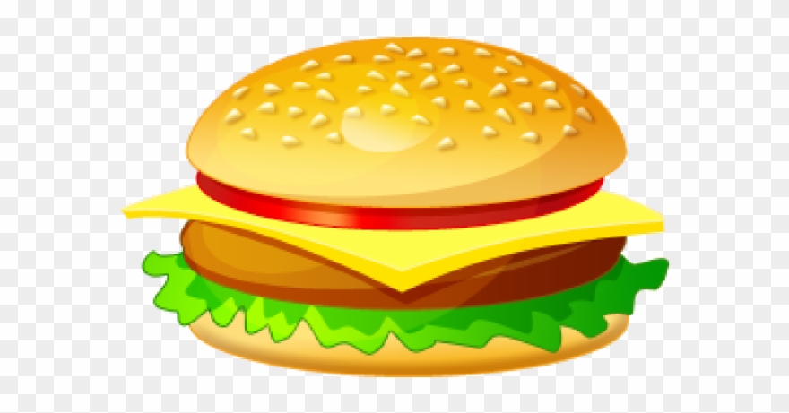Healthy Food Clipart Burger - Burger Clip Art Png Transparent Png