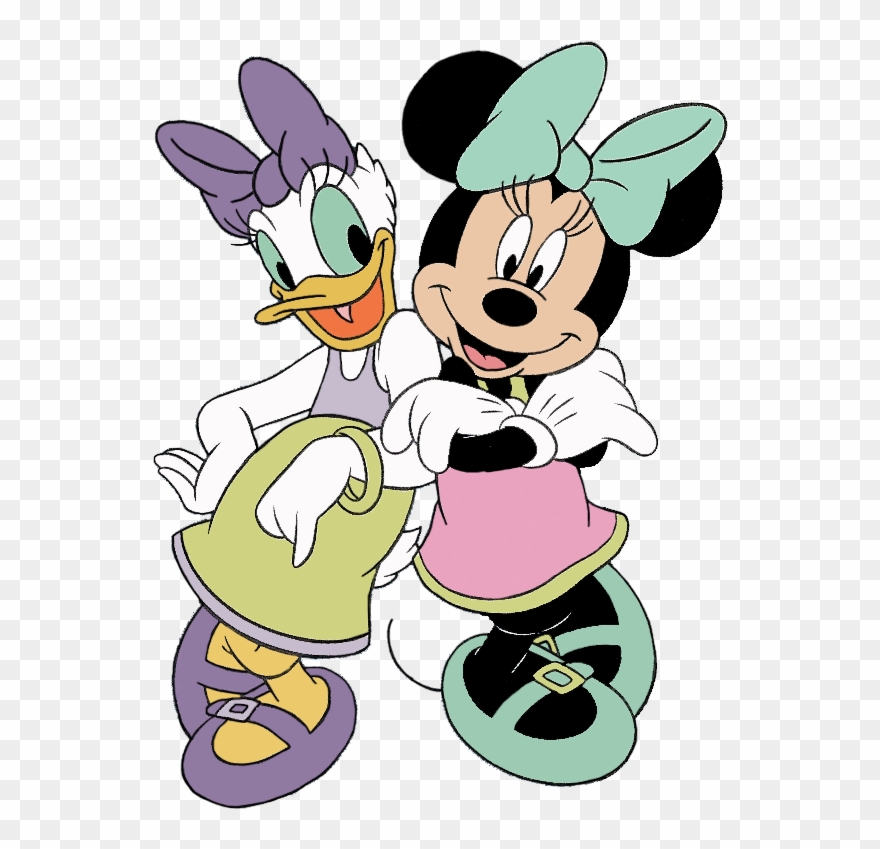 Download Minnie Daisy Together Clipart Best Friend Cartoon Disney