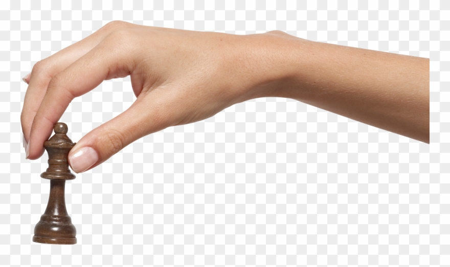 Chess Clipart Hand - Hand Chess Piece - Png Download