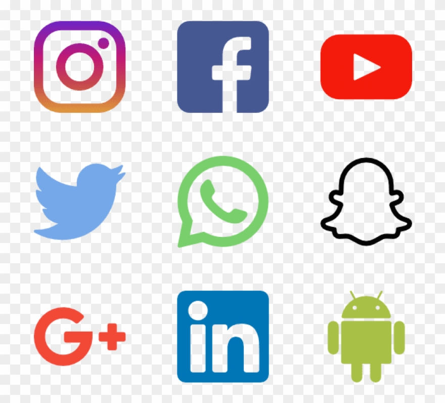 Social Media Png - Social Media Icon Black Clipart