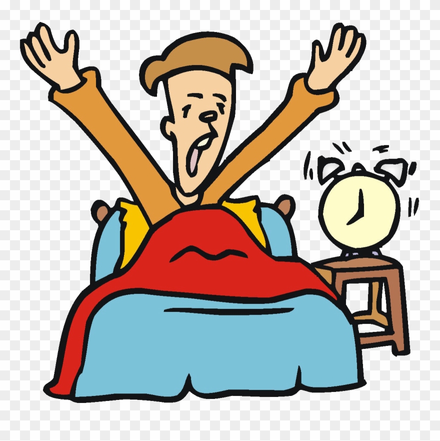 Jpg Download Clipart Waking Up - Waking Up - Png Download